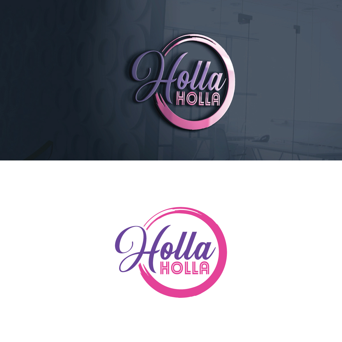 Logo Design by Graphic Bricks for Holla holla | Design #23183834