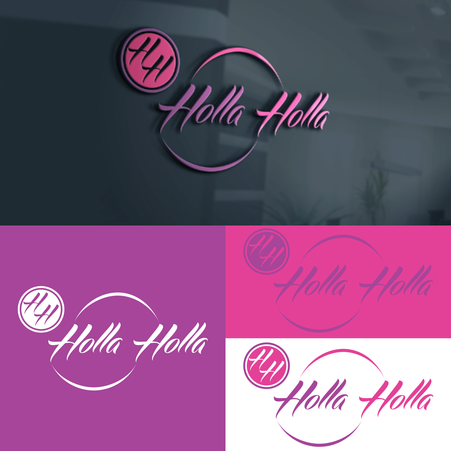 Logo Design by manah bening for Holla holla | Design #23181949