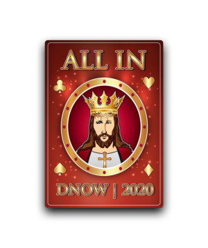 Church Weekend Event - ALL IN - Playing card theme design | Graphic Design by Rickyy