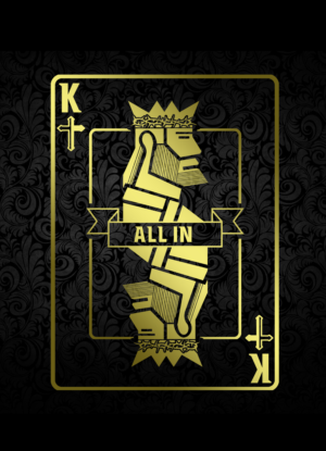 Church Weekend Event - ALL IN - Playing card theme design