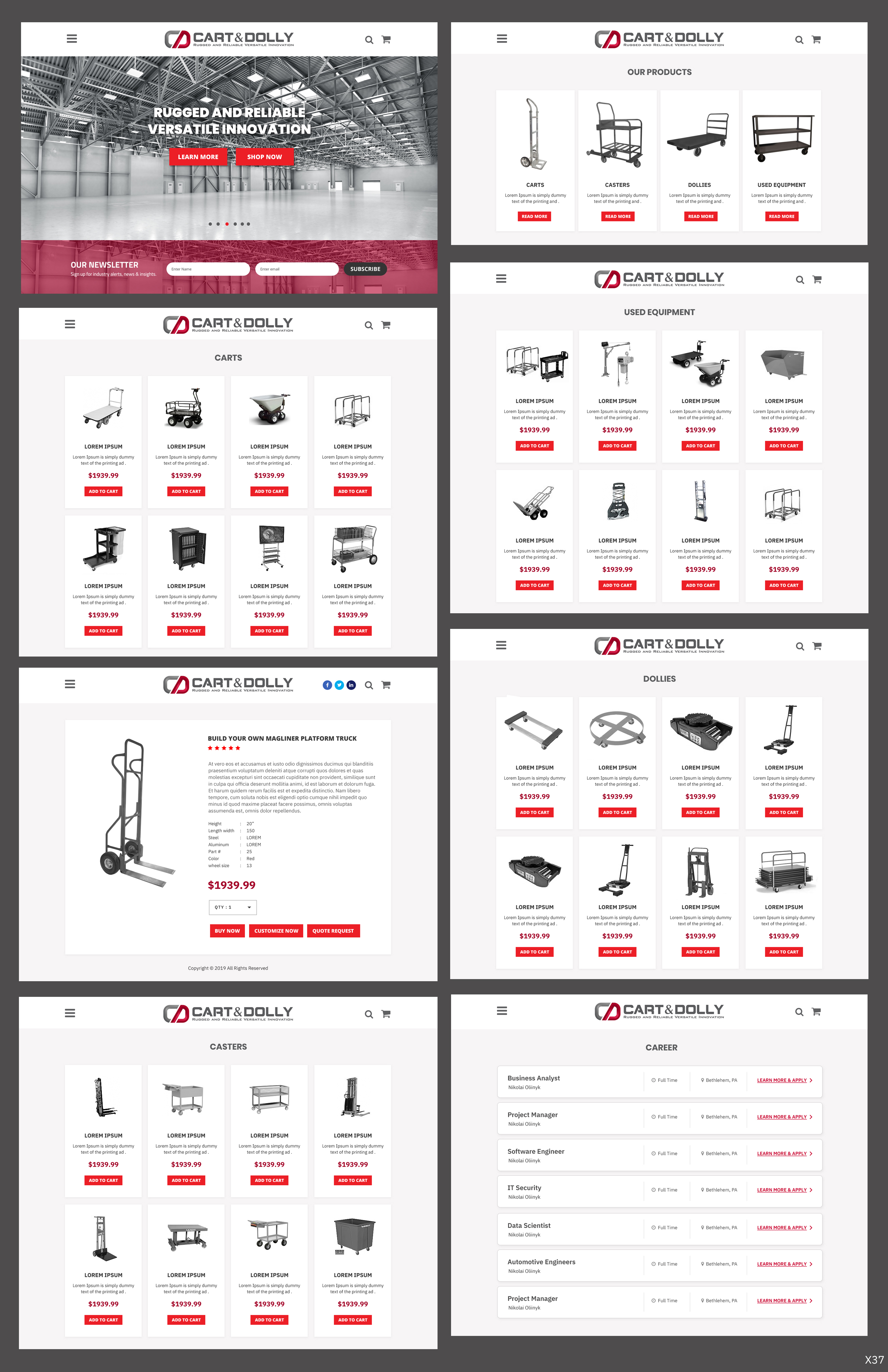 Web Design by pb for this project | Design: #23227280