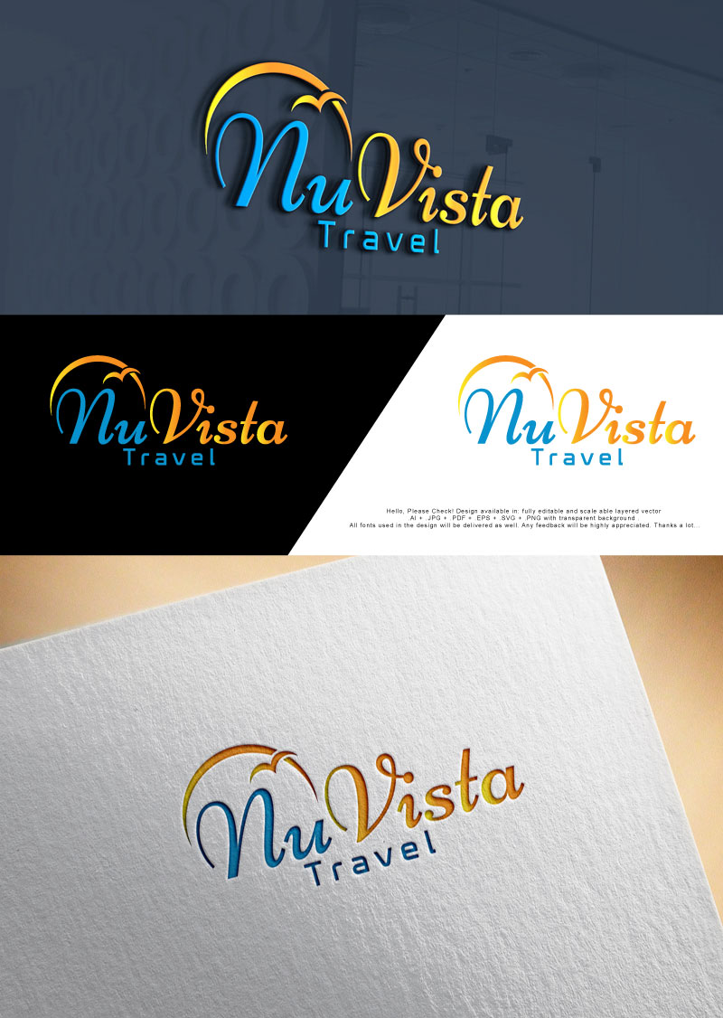 Logo Design by Basmala122 for NuVista Travel | Design: #23185406