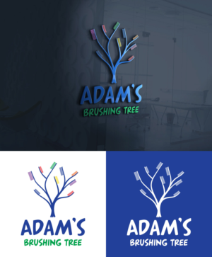 Adam's Brushing Tree | Logo Design by H-H Arts