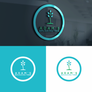 Adam's Brushing Tree | Logo Design by ZiangArt_Studio