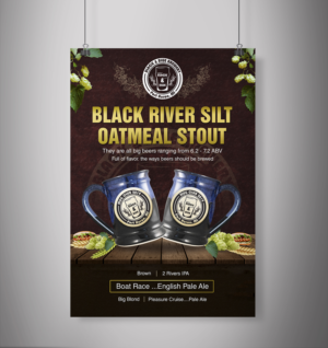 Poster Design by debdesign for Black & Blue Brewery | Design: #23229207