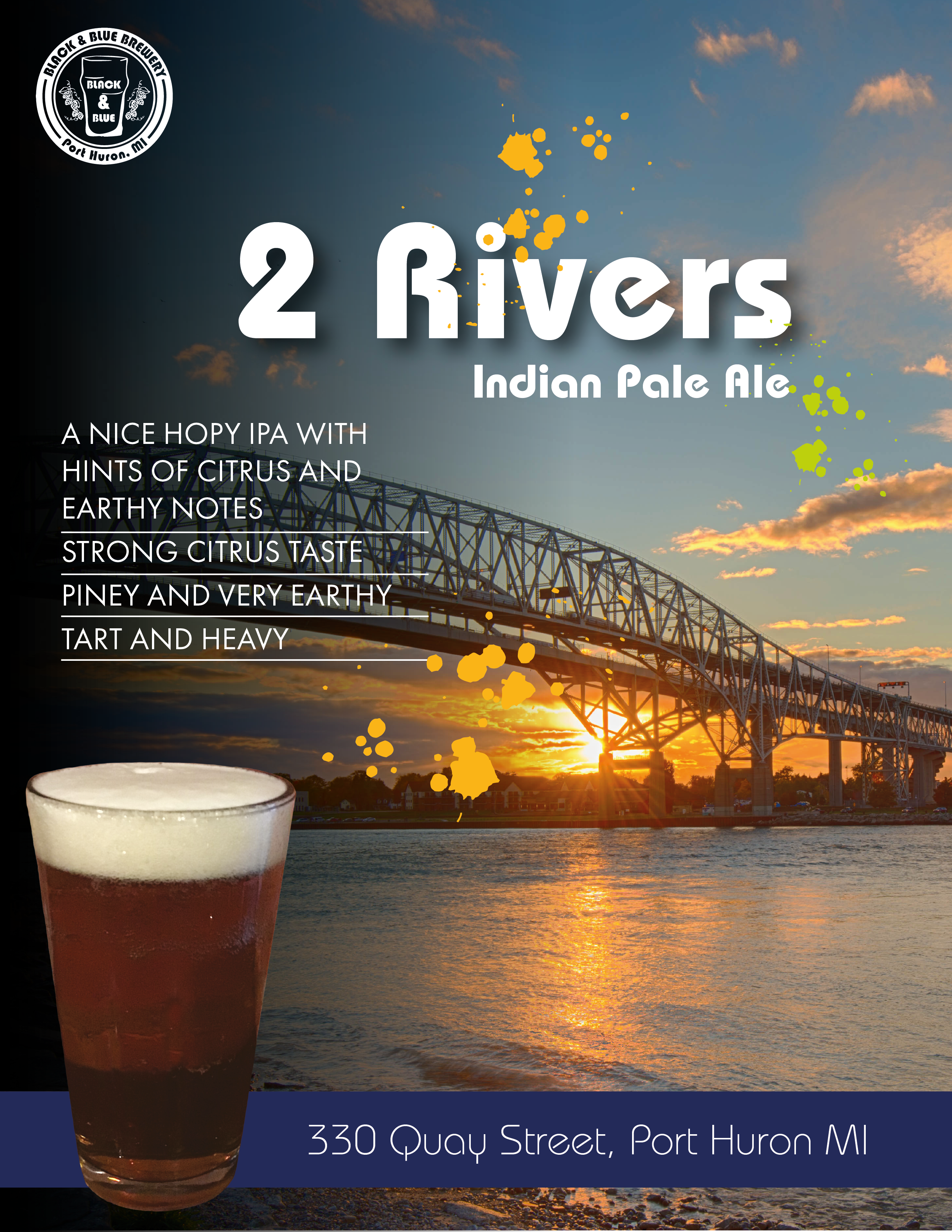 Poster Design by Yaris Windzor for Black & Blue Brewery | Design: #23240458