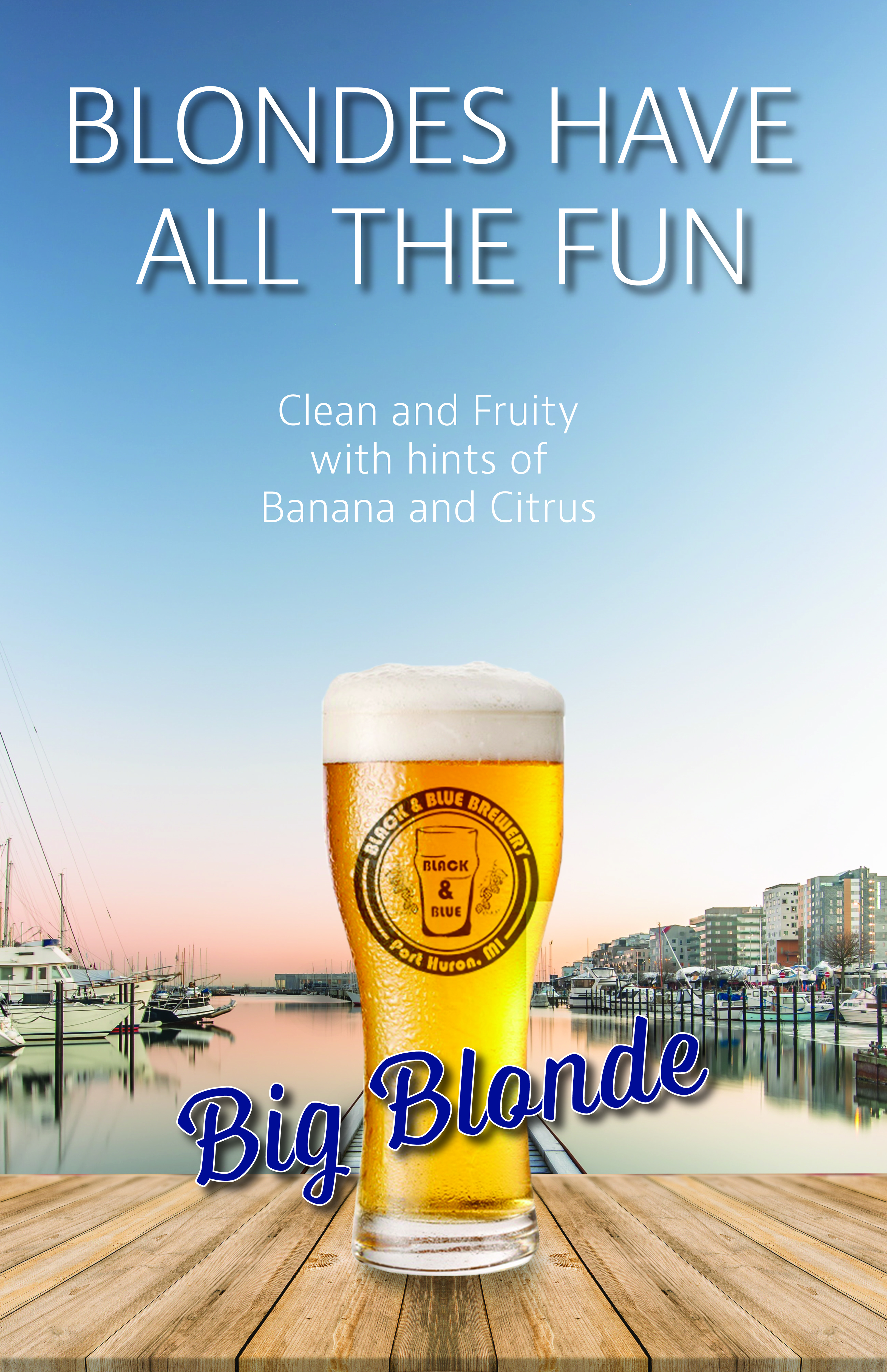 Poster Design by Skybluedesignstudio for Black & Blue Brewery | Design #23232096