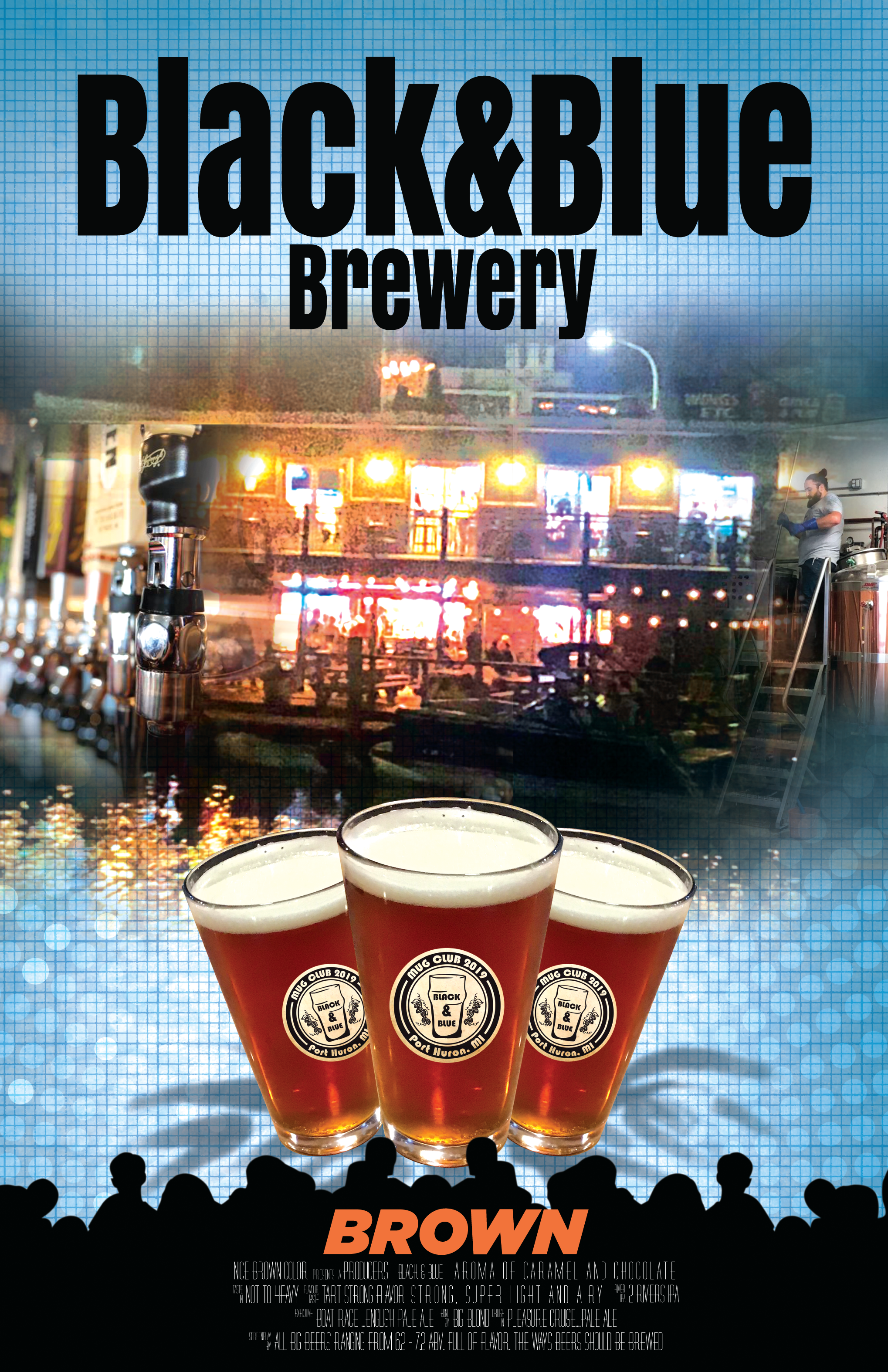Poster-Design von fastdesign360 für Black & Blue Brewery | Design #23236515
