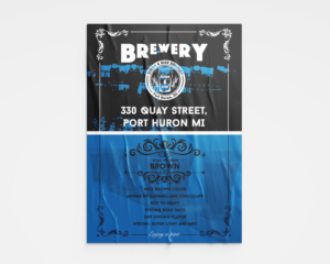 Poster Design by C.W. for Black & Blue Brewery | Design: #23235982