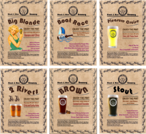 Poster-Design von Sora 91 für Black & Blue Brewery | Design #23262797