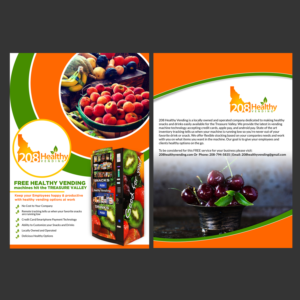 Healthy Vending Machine Business Flyer | Flyer Design by Schöpfer