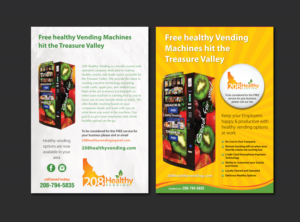 Healthy Vending Machine Business Flyer | Flyer Design by meet007