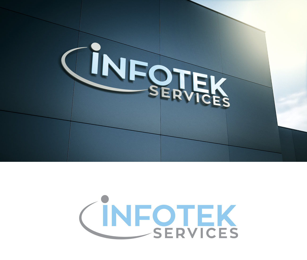 Logo Design by DesignConnection Impressive Sol for Infotek Services | Design: #23191832