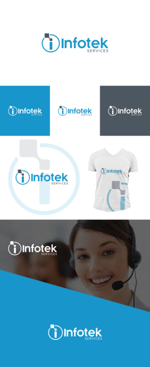 Logo Design by Logo Xtudio for Infotek Services | Design: #23228246
