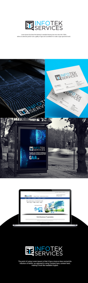 Logo Design by Logo Xtudio for Infotek Services | Design: #23228248