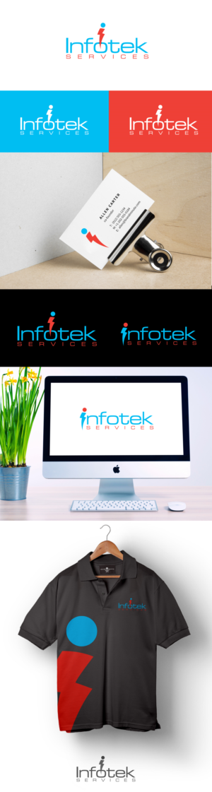 Logo Design by Logo Xtudio for Infotek Services | Design: #23228250