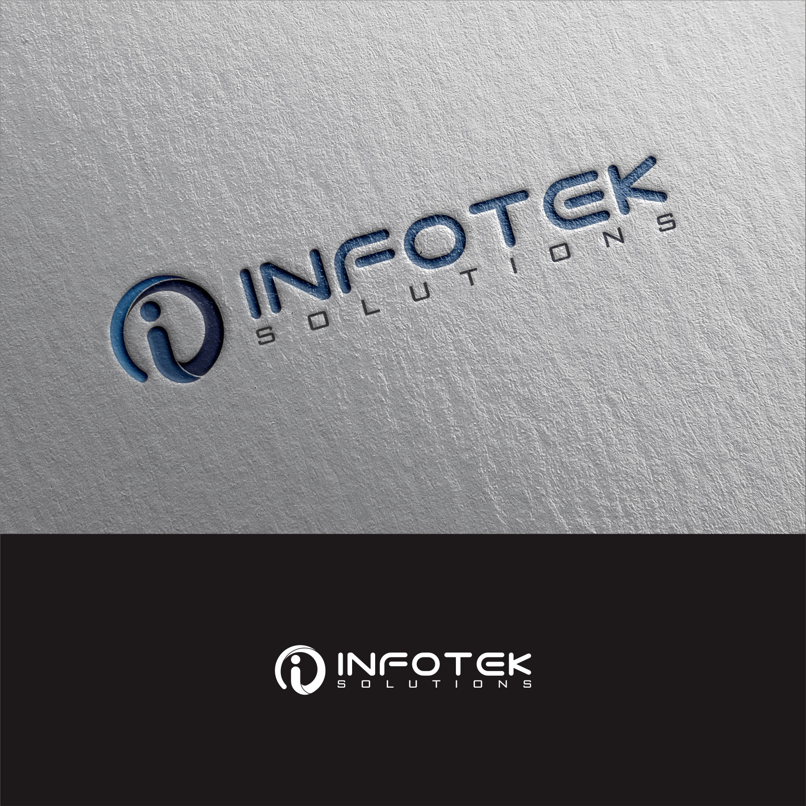Logo Design by Nembelas Studio for Infotek Services | Design #23201385