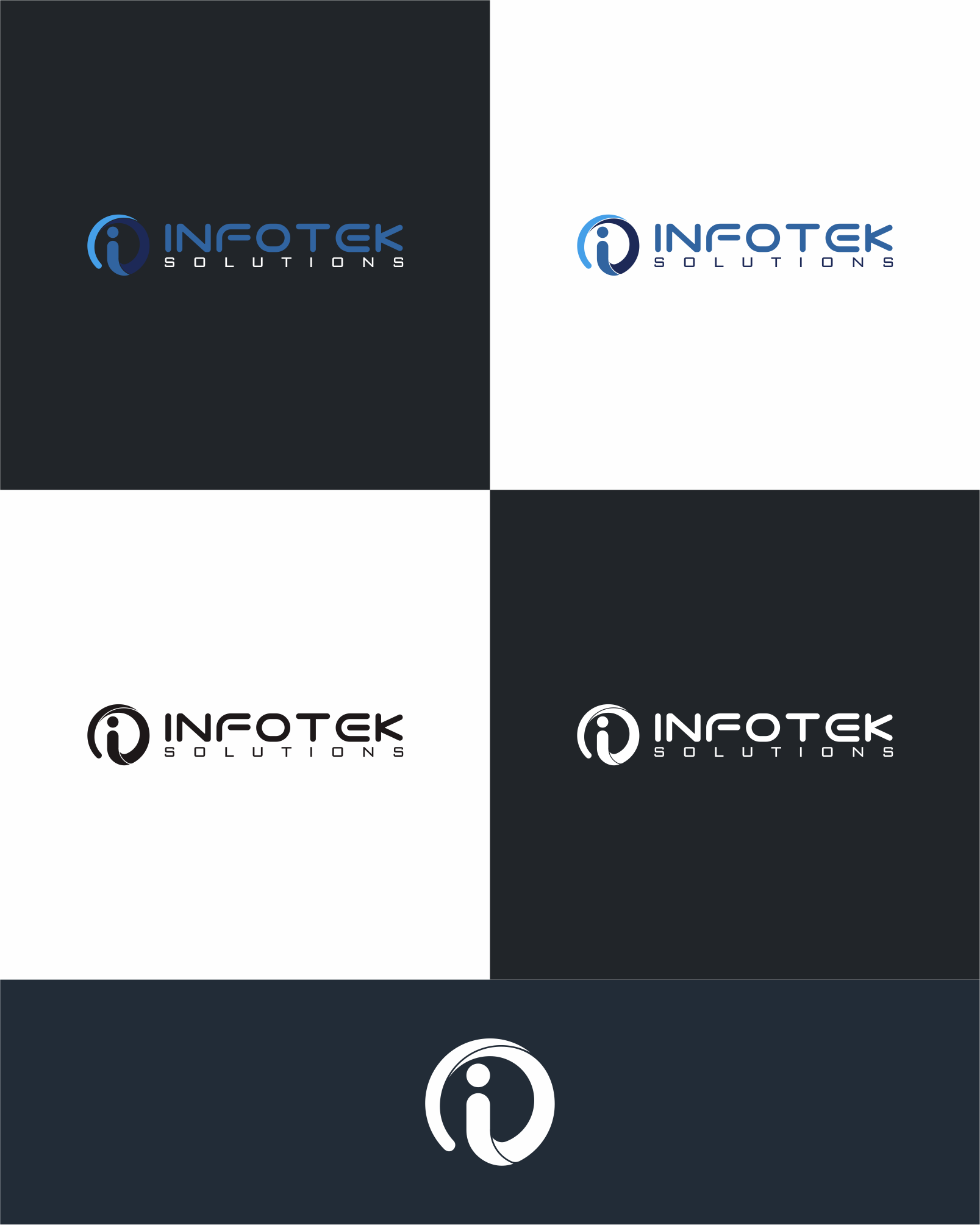 Logo Design by Nembelas Studio for Infotek Services | Design #23207517