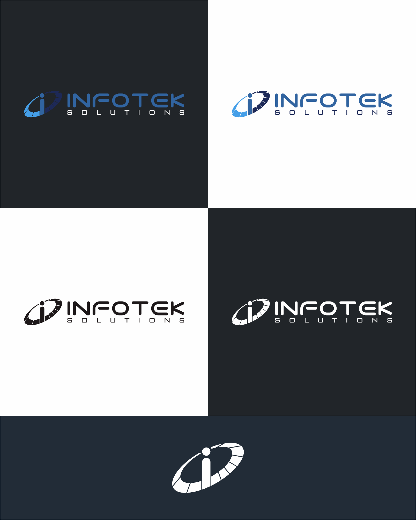 Logo Design by Nembelas Studio for Infotek Services | Design #23207518