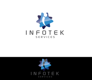 Logo Design by GODDREAMCREATION for Infotek Services | Design: #23208507