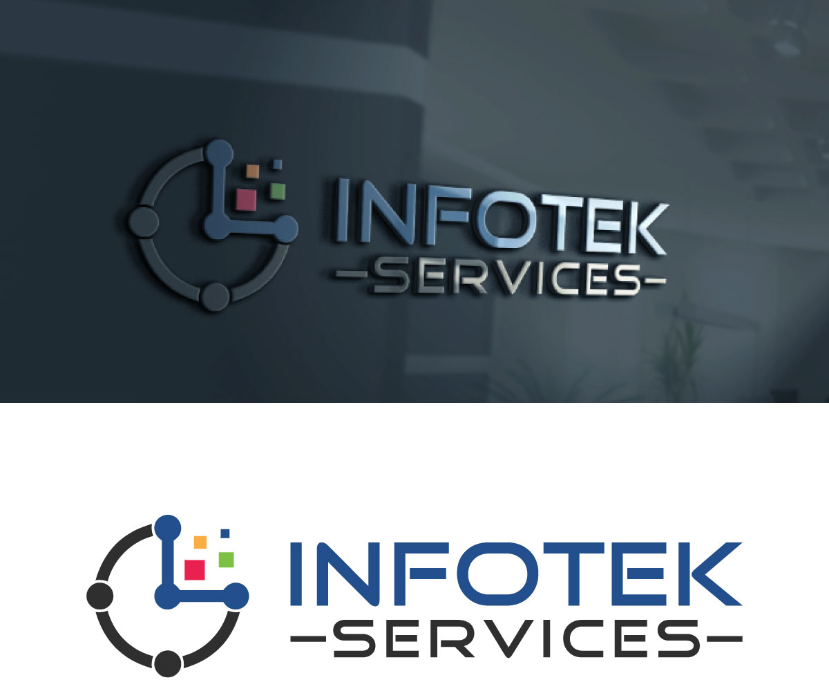 Logo Design by dobobed for Infotek Services | Design #23188315