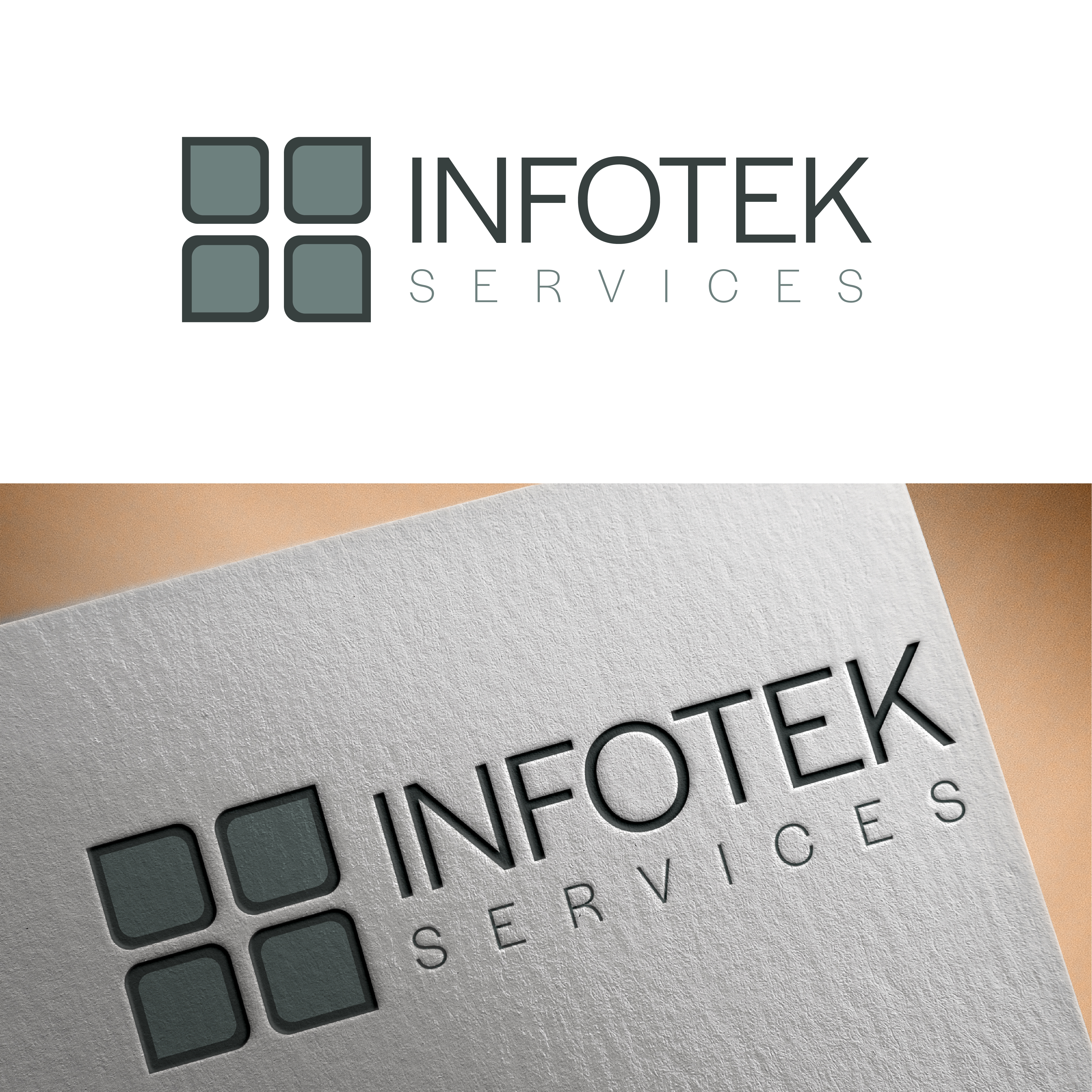 Logo Design by ioguney for Infotek Services | Design #23188916