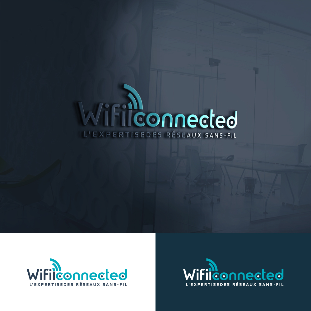 Diseño de Logo por Gisella Guzmán para WIFILCONNECTED | Diseño #23195738
