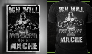 Motivation to Go! Bekleidung die unsere Kunden an ihre Ziele bringt.  | Design de T-shirt par Mayonpx