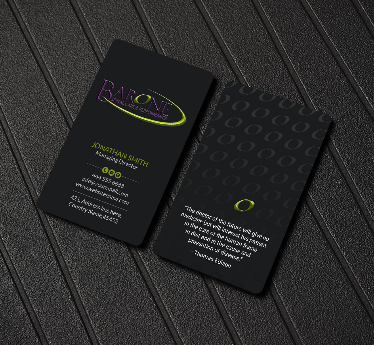 Business Card Design by Creations Box 2015 for this project | Design #23191449
