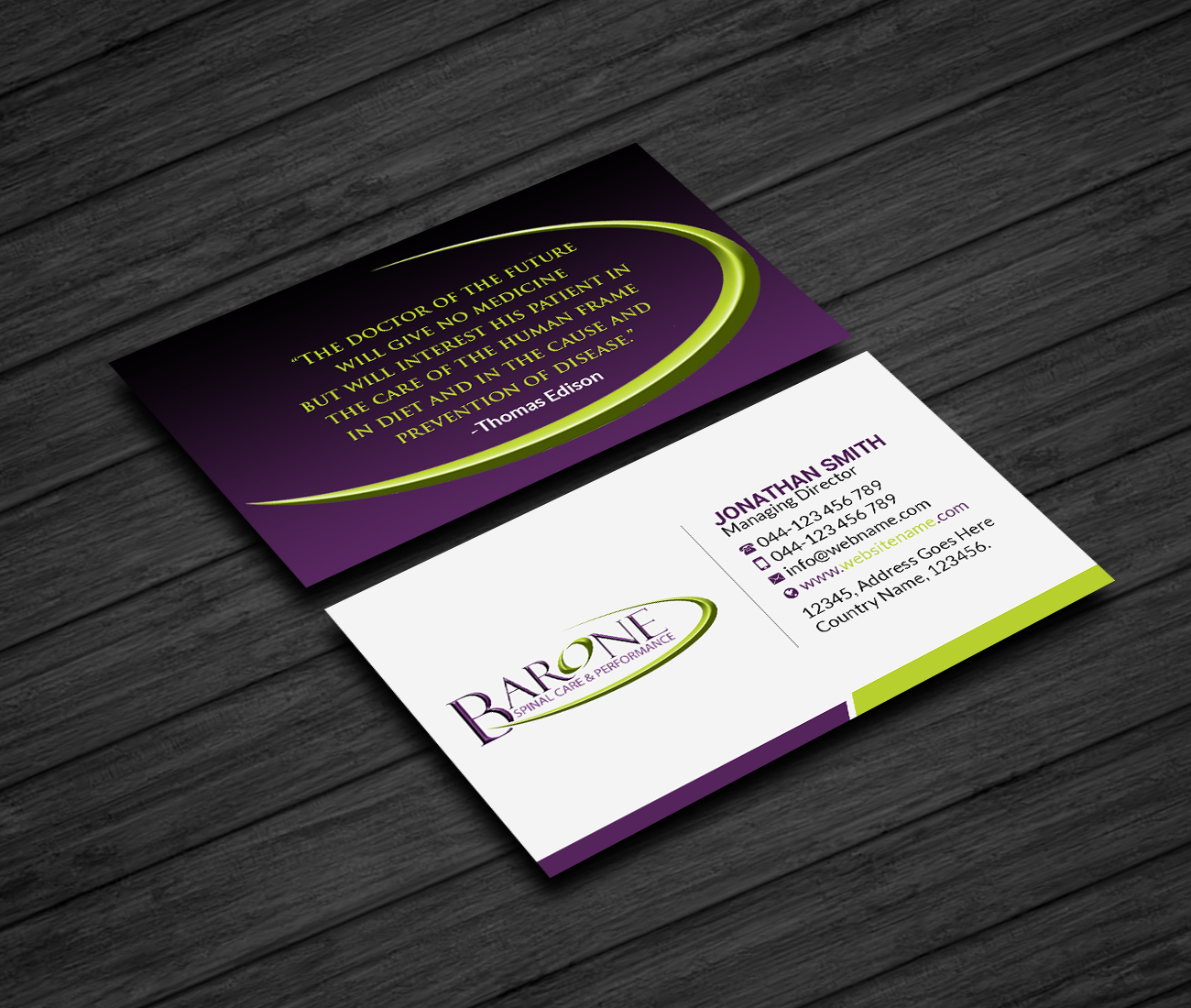 Business Card Design by Creations Box 2015 for this project | Design #23193216