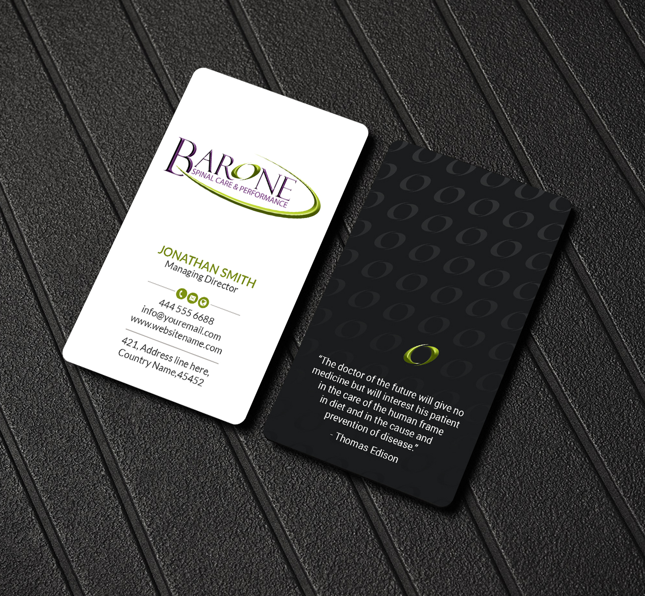 Business Card Design by Creations Box 2015 for this project | Design #23193231