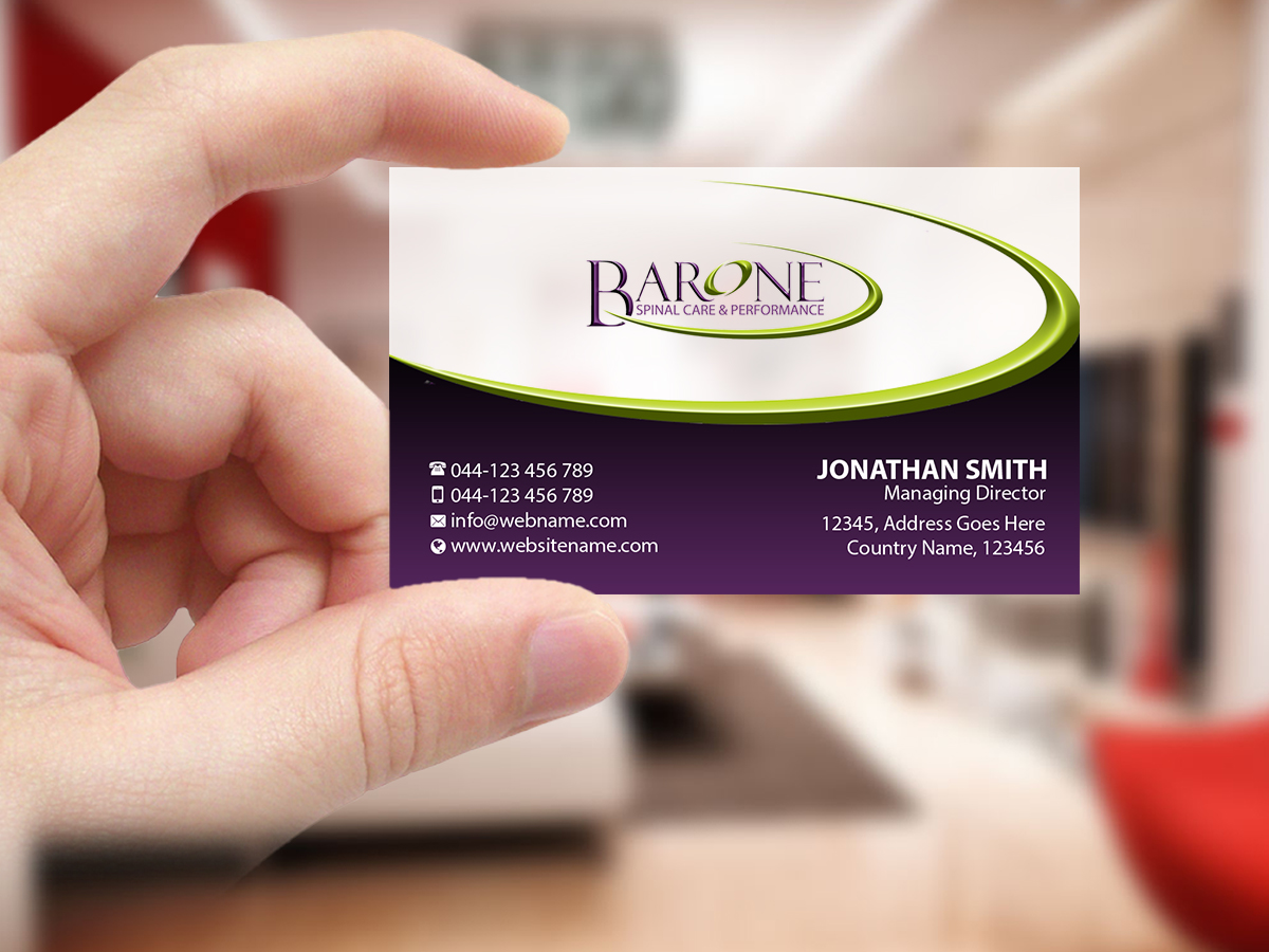 Business Card Design by Creations Box 2015 for this project | Design #23193243