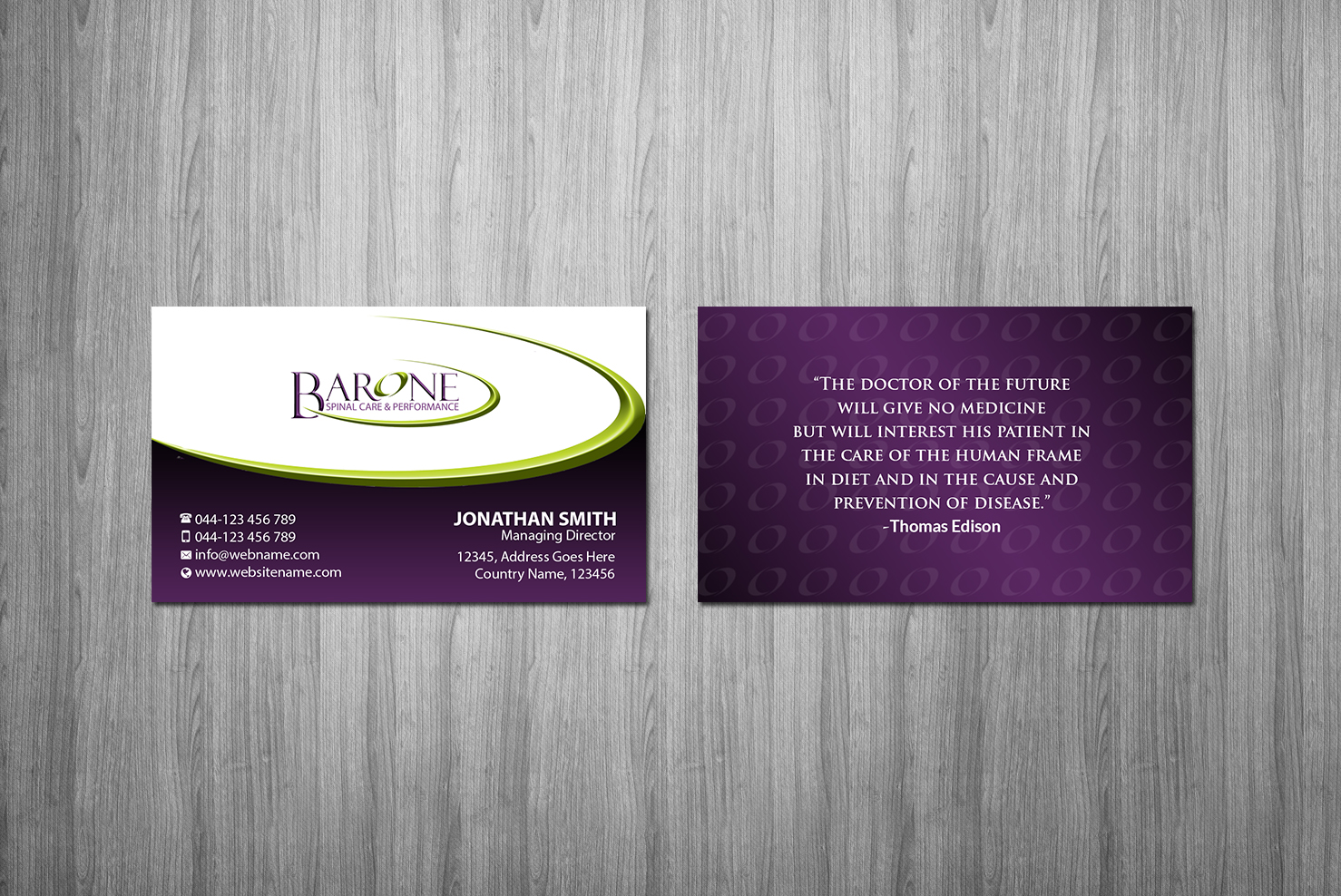 Business Card Design by Creations Box 2015 for this project | Design #23193250