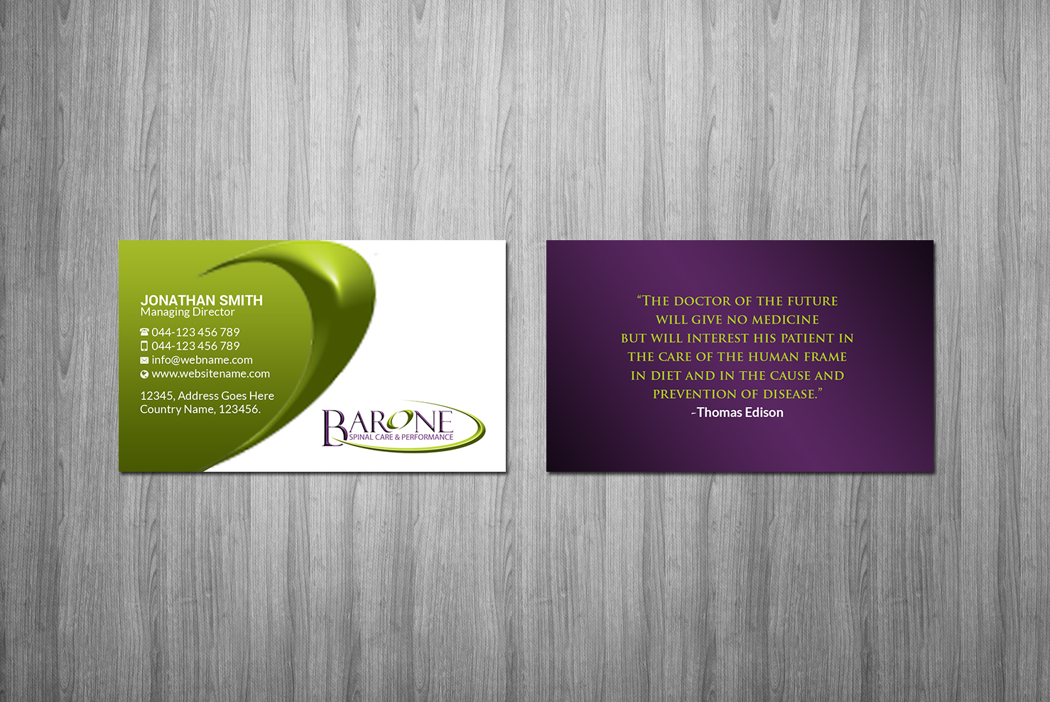 Business Card Design by Creations Box 2015 for this project | Design #23193251