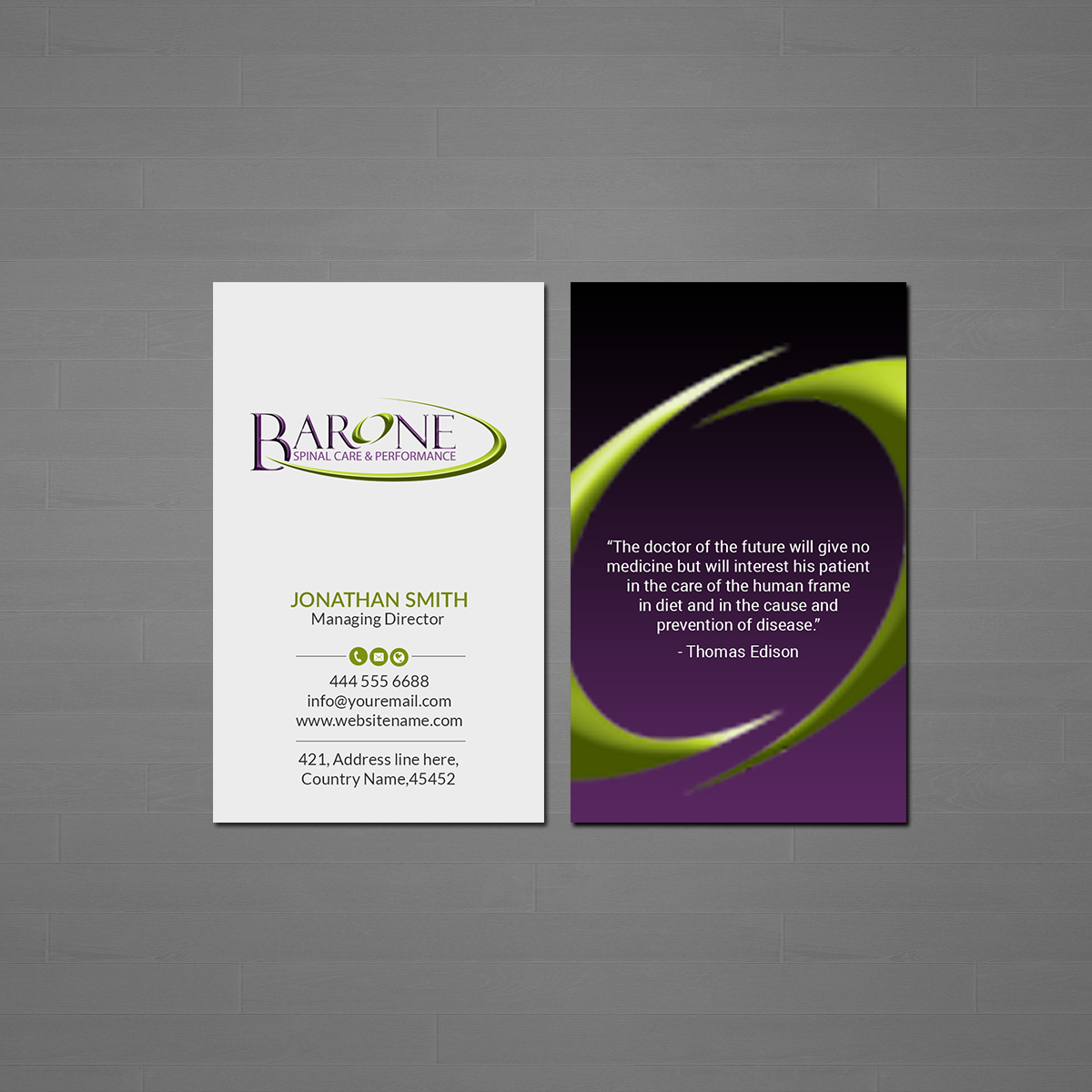 Business Card Design by Creations Box 2015 for this project | Design #23193258