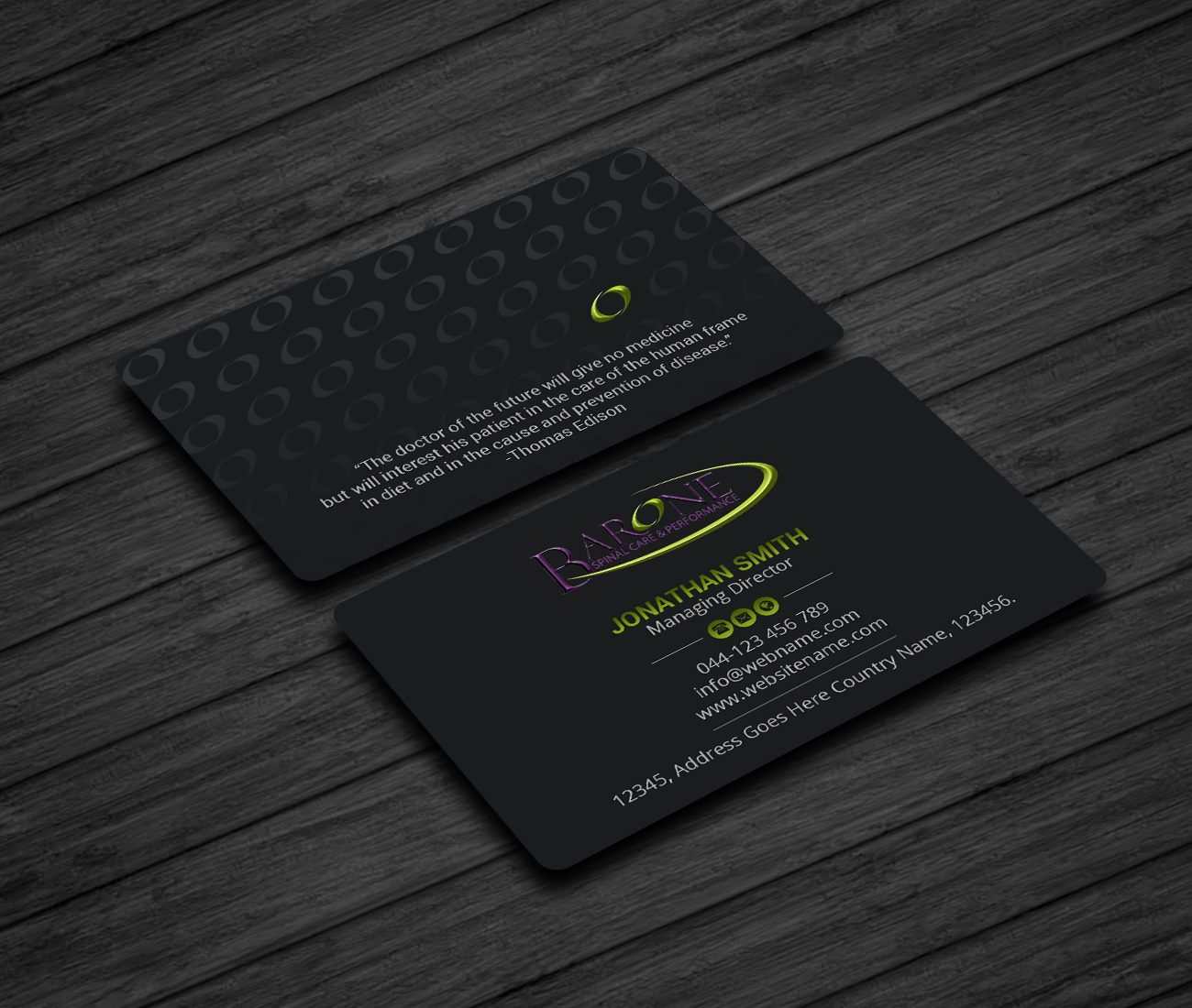 Business Card Design by Creations Box 2015 for this project | Design #23196378