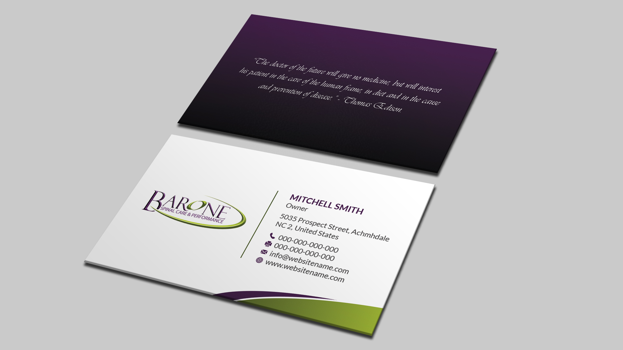 Diseño de Tarjeta de Presentación por T.R para este proyecto | Diseño #23188051