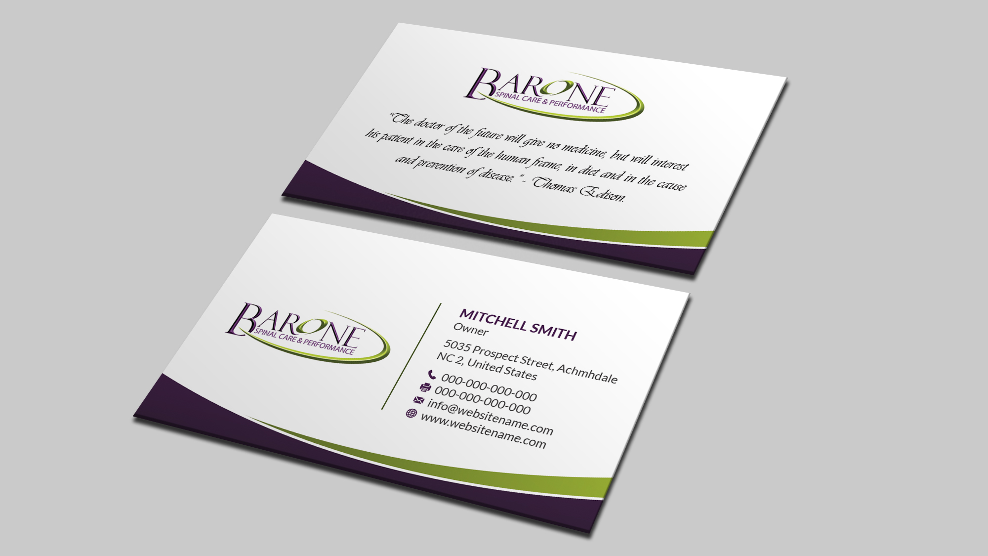 Diseño de Tarjeta de Presentación por T.R para este proyecto | Diseño #23188057