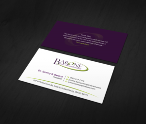 Barone Spinal Care and Performance  | Visitenkarten-Design von MDesign