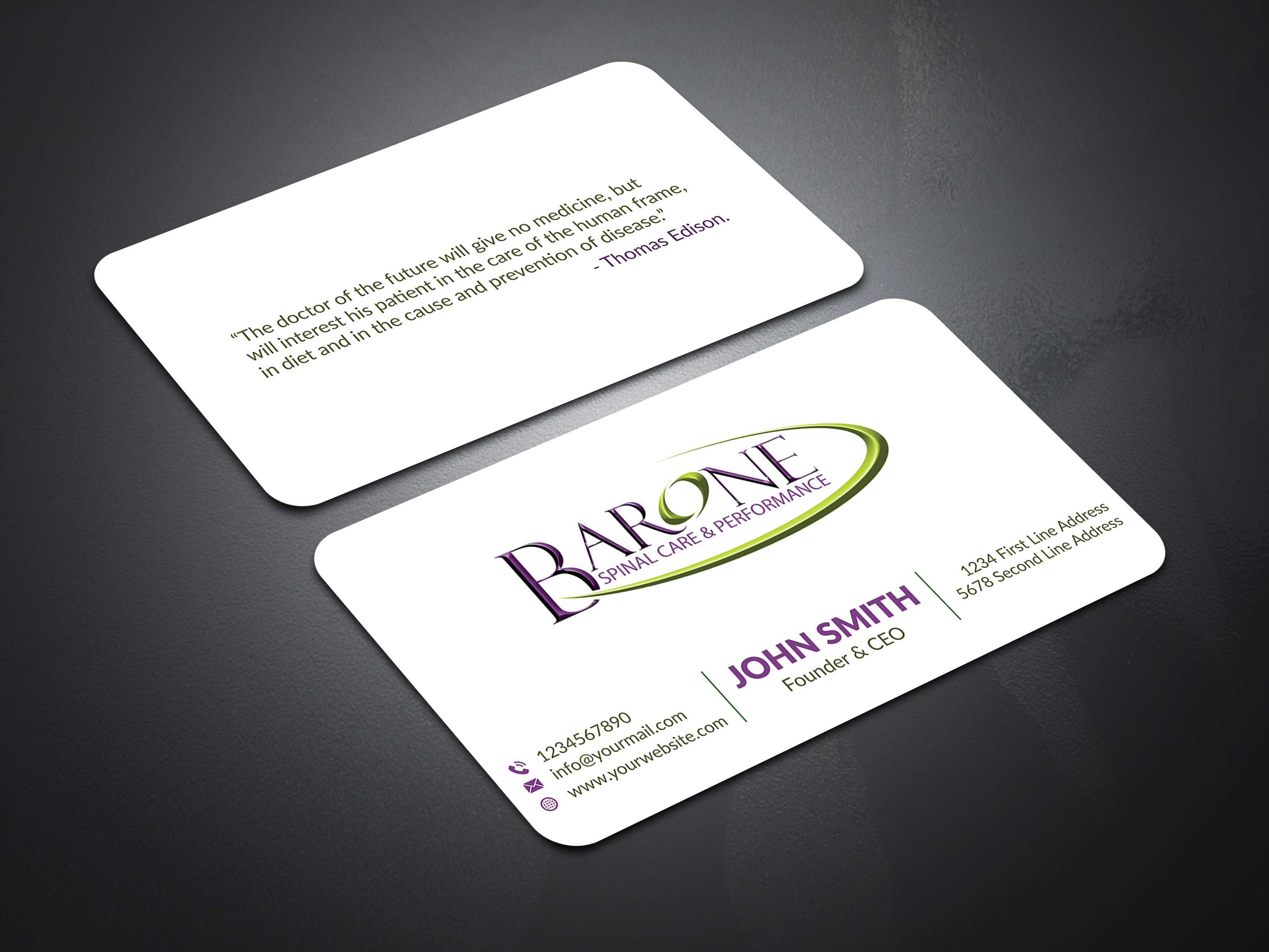 Diseño de Tarjeta de Presentación por Musa. A para este proyecto | Diseño #23190491