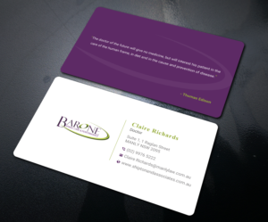 Business Card Design by Uttom 2 for this project | Design: #23186115