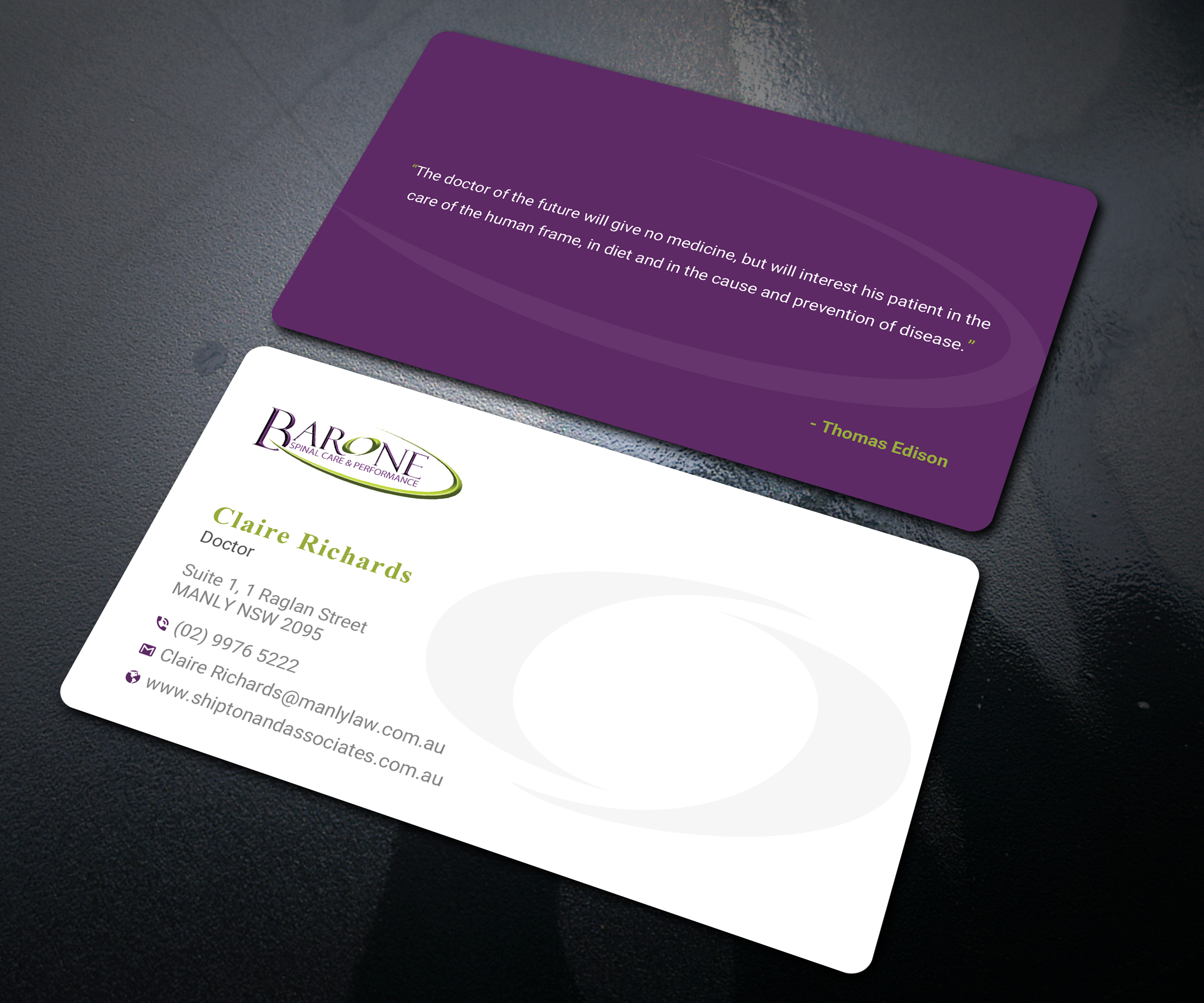 Business Card Design by Uttom 2 for this project | Design #23186116