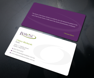 Business Card Design by Uttom 2 for this project | Design: #23186116
