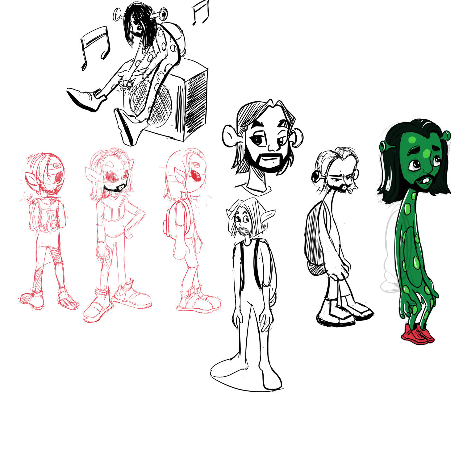 Diseño de Personaje por dalia kamel 109 para ANX | Diseño #23311424