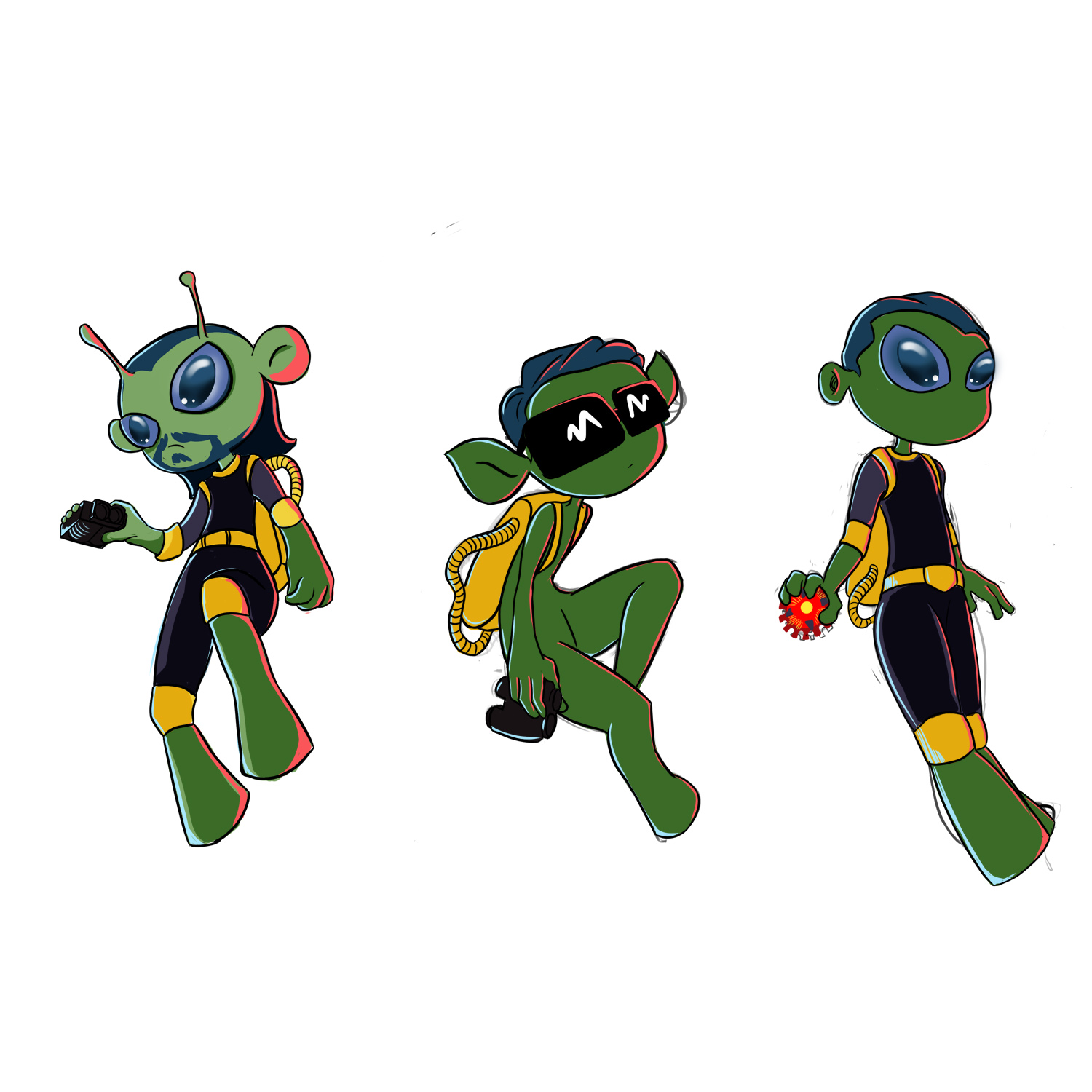 Diseño de Personaje por dalia kamel 109 para ANX | Diseño #23358968