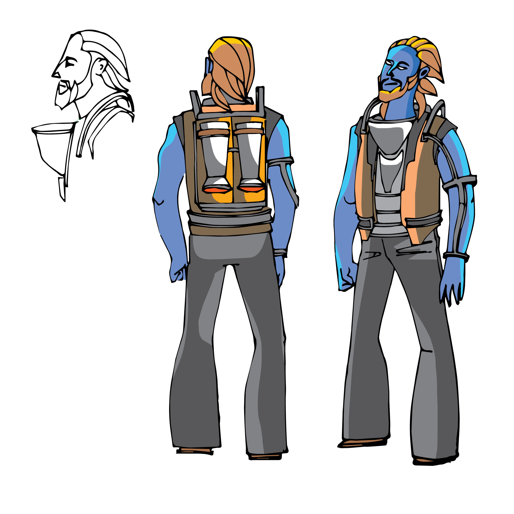 Character Design by mh0359895 2 for ANX | Design #23200357