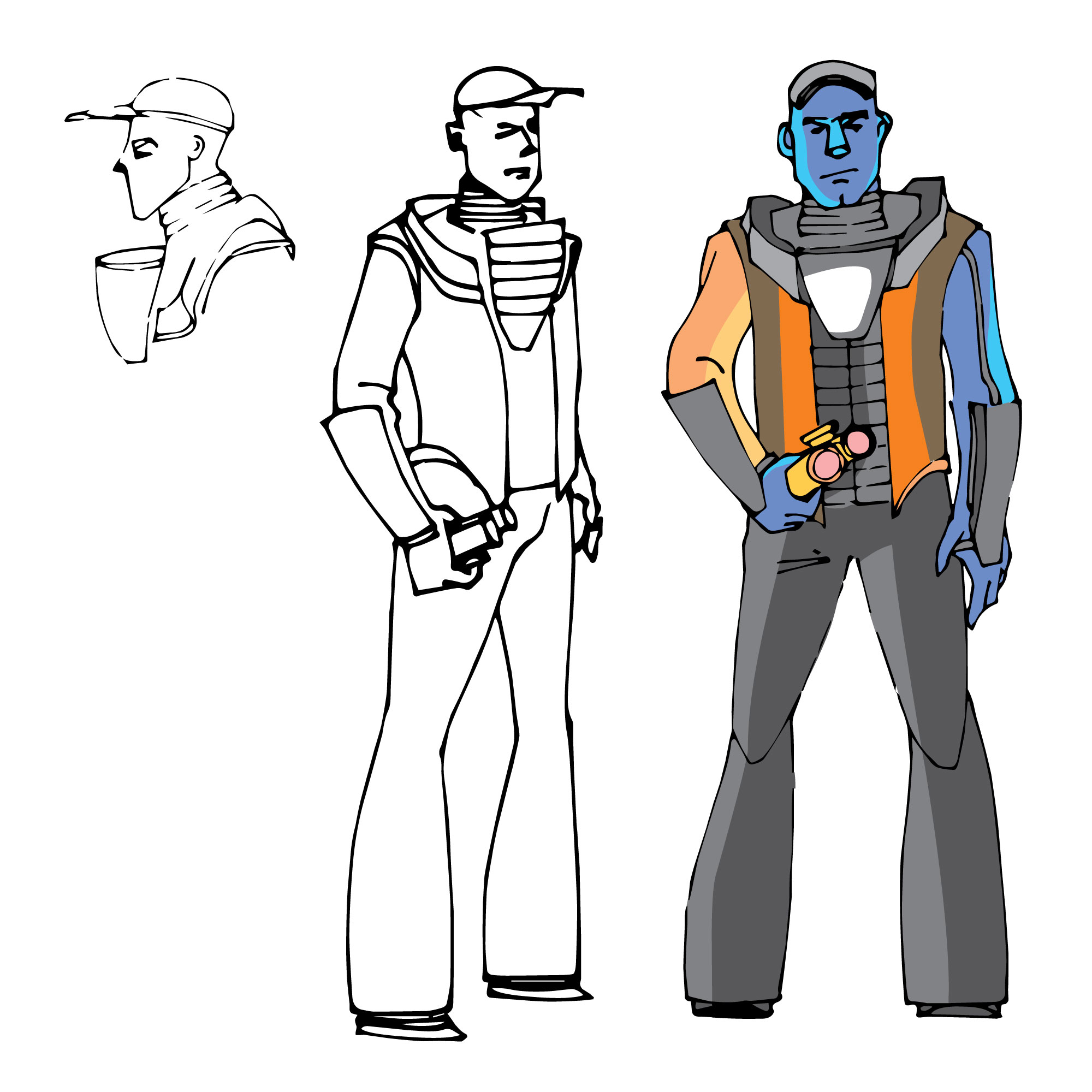 Diseño de Personaje por mh0359895 2 para ANX | Diseño #23200358