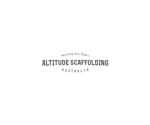 Logo Design by Dzains for ALTITUDE SCAFFOLDING AUSTRALIA PTY LTD | Design #2986483