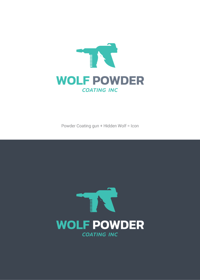Logo Design by somani for Wolf Powder Coating Inc | Design #23188685