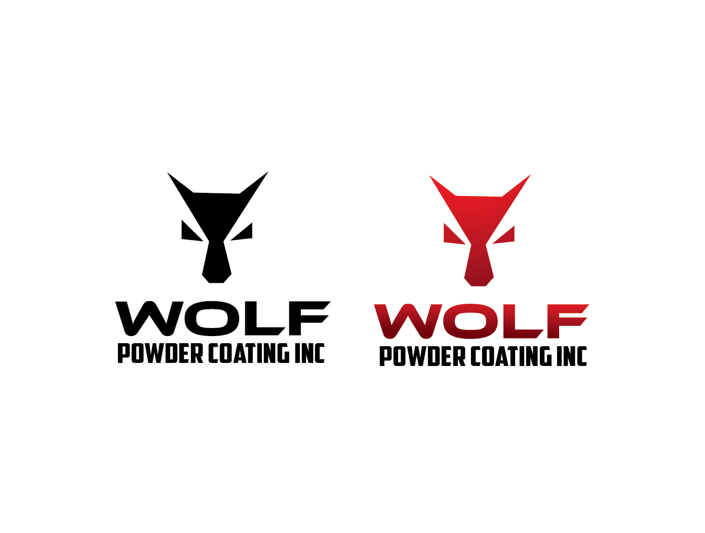 Logo Design by jose_luiz for Wolf Powder Coating Inc | Design #23206019